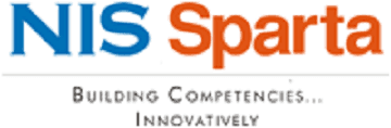 Logo of NIS Sparta with the tagline 'Building Competencies...Innovatively' underneath.